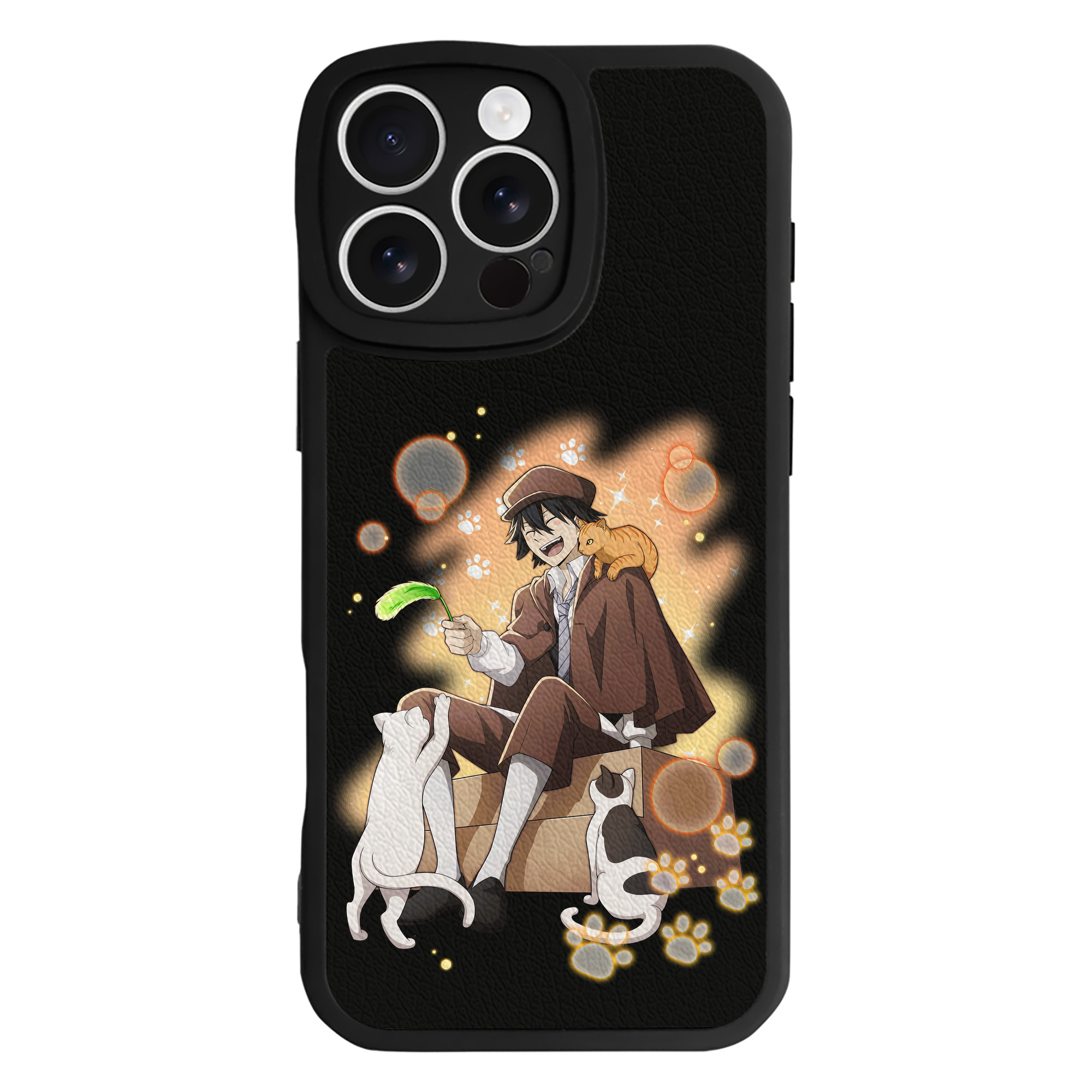 （画像用） 文豪ストレイドッグス Bungo Stray Dogs 【iPhone 16シリーズ対応】シリコンスマホケース（レザー調） 材質：シリコン